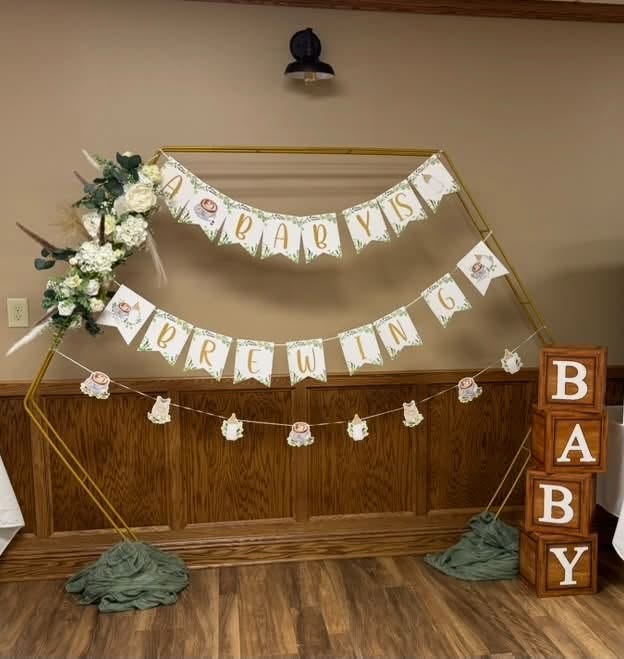 Baby shower setting